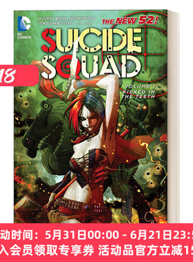 自杀小队 英文原版 Suicide Squad Vol.1 Kicked in the Teeth The New 52 卷一 严重打击 DC漫画 英文版 进口英语原版书籍