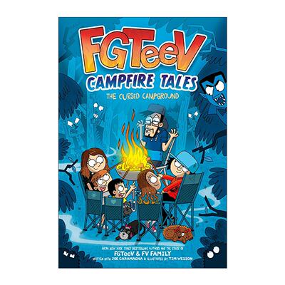英文原版 FGTeeV Campfire Tales #1 The Cursed Campground 篝火故事卷1 被诅咒的露营地 动作冒险小说 英文版 进口英语原版书籍