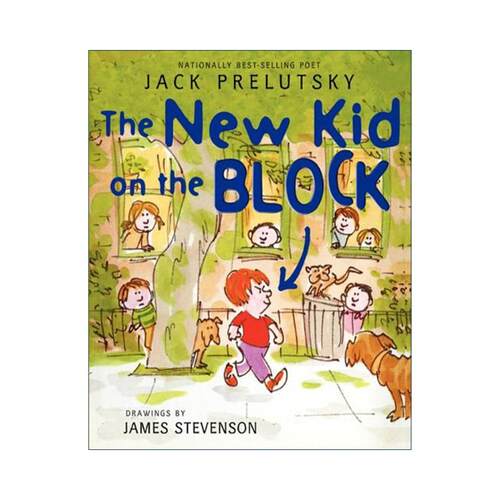 英文原版 The New Kid on the Block 街区里新来的孩子 美国图书馆协会推荐童书 号角图书榜 英文版 进口英语原版书籍