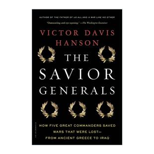 英文原版 Savior Generals 救国名将 从古希腊到伊拉克 五位伟大统帅如何挽救败局 英文版 进口英语原版书籍
