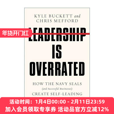 英文原版 Leadership Is Overrated 领导力被高估了 如何创建自我领导的获胜团队 海豹突击队 精装 英文版 进口英语原版书籍