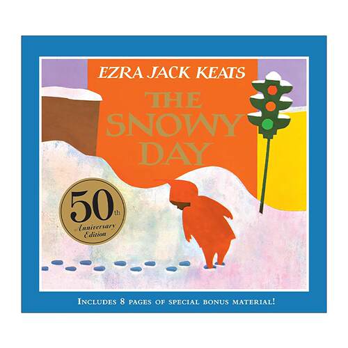 英文原版 The Snowy Day 下雪天 50周年纪念精装收藏版 凯迪克金奖 艾兹拉·杰克·季兹 英文版 进口英语原版书籍