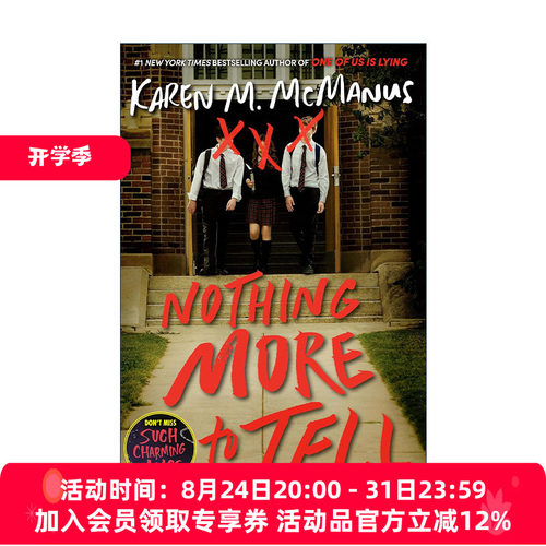 英文原版 Nothing More to Tell 没什么可说的 无可奉告 One of Us Is Lying作者Karen M. McManus 英文版 进口英语原版书籍