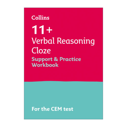 柯林斯英国小升初完型填空练习册 英文原版 Collins 11+ Verbal Reasoning Cloze Support 针对CEM测试 英文版 进口英语原版书籍