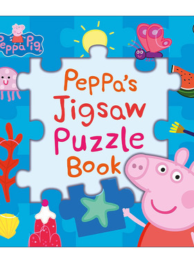 英文原版 Peppa Pig Peppa’s Jigsaw Puzzle Book 小猪佩奇拼图书 英文版 进口英语原版书籍