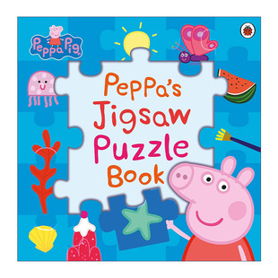 英文原版 Pig Peppa Puzzle Peppa’s Book Jigsaw 英文版 书籍 进口英语原版 小猪佩奇拼图书