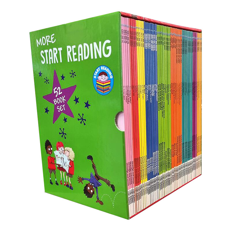 英文原版 More Start Reading Series 52 Books 儿童启蒙分级读物2 Start Reading 2 开始阅读系列 52册合集 英文版进口英语书籍