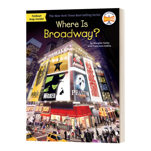 英文原版 Where Is Broadway 百老汇在哪里 儿童历史文化科普文学 儿童故事阅读 英文版 进口英语原版书籍