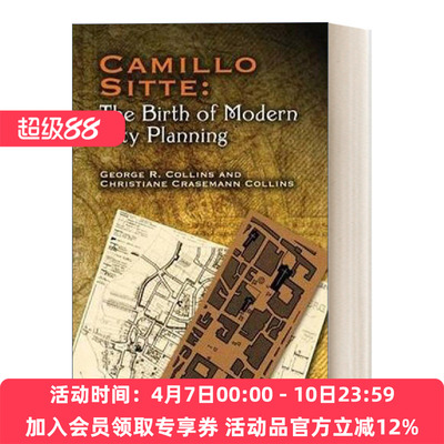 英文原版 Camillo Sitte 卡米洛·西特 现代城市规划的诞生 附1889年奥地利版根据艺术原则的城市规划的译本 进口英语原版书籍