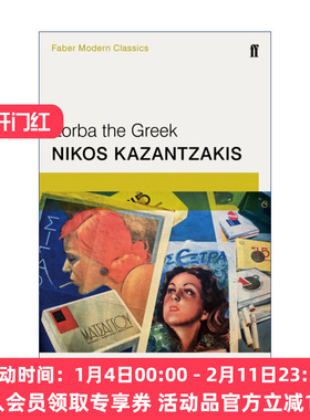英文原版 Zorba the Greek 希腊人左巴 尼科斯·卡赞扎基斯 费伯现代经典 英文版 进口英语原版书籍