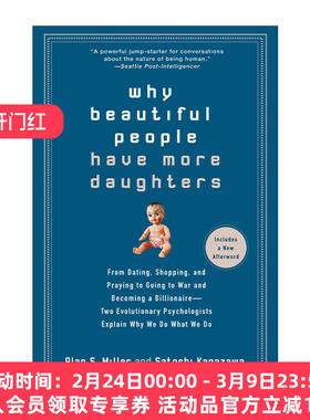 生猛的进化心理学  英文原版 Why Beautiful People Have More Daughters Alan Miller 英文版 进口英语原版书籍