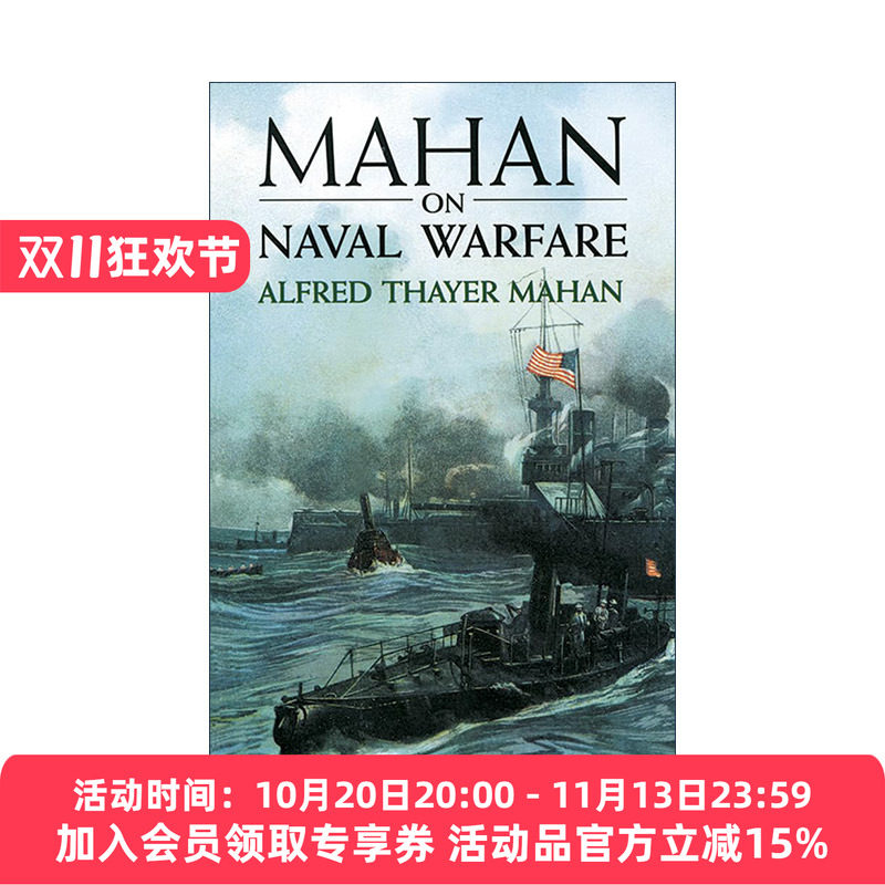 英文原版 Mahan on Naval Warfare 马汉论海战 海权论作者Alfred Thayer Mahan英文版 进口英语原版书籍