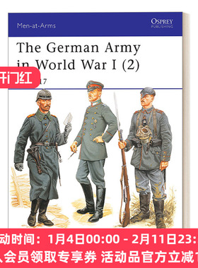 英文原版 The German Army in World War I 2 一战中的德国军队2 1915-1917 历史上的军队系列 英文版 进口英语原版书籍