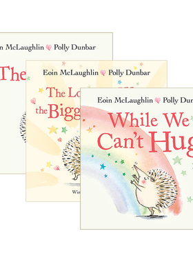 英文原版 Eoin McLaughlin 社交距离系列3册 Polly Dunbar 抱抱/虽然我们不能拥抱/等待越久，拥抱越大 刺猬和乌龟 英文版 进口书