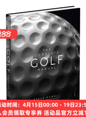 华研原版 高尔夫完全手册 英文原版 The Complete Golf Manual DK高尔夫科普百科指南书 新手入门指导读物 英文版进口原版英语书籍