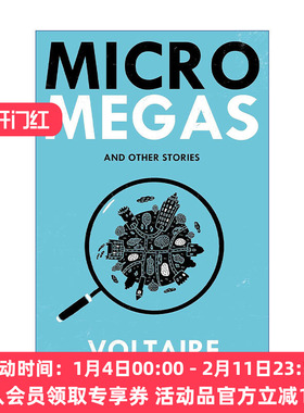 微型巨人  英文原版 Micromegas 伏尔泰短篇小说集 Alma经典文学 英文版 进口英语原版书籍