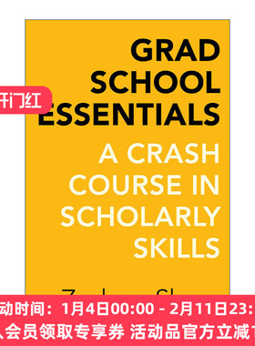 带一本书去读研  英文原版 Grad School Essentials 研究生关键学术技能快速入门 Zachary Shore 英文版 进口英语原版书籍