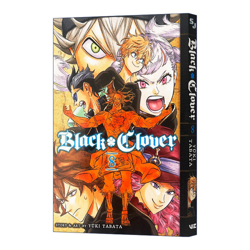 英文原版 Black Clover  Vol. 8 黑色四叶草 日本漫画卷八 英文版 进口英语原版书籍