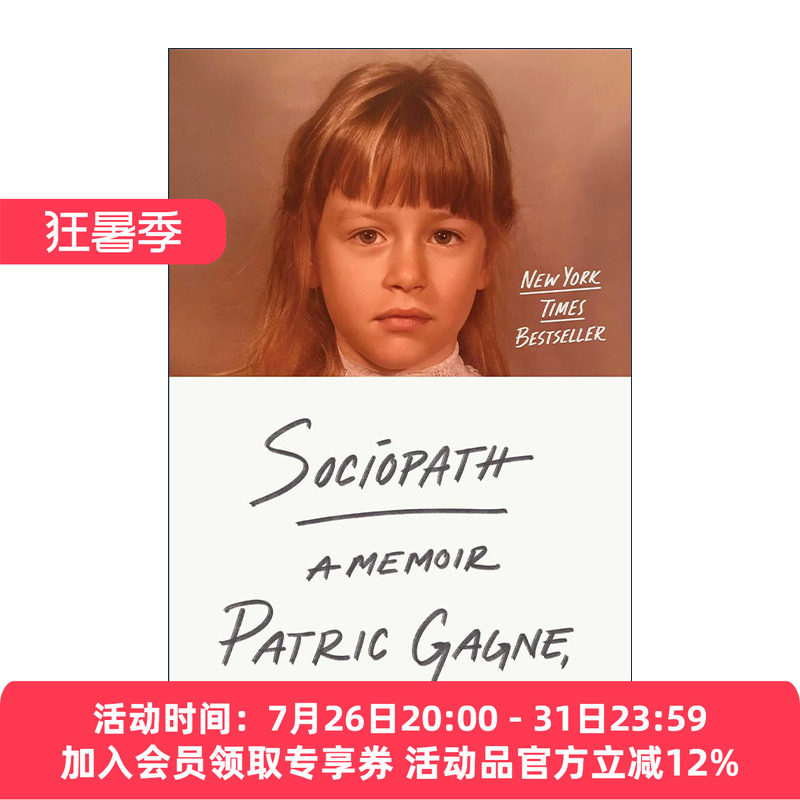 英文原版 Sociopath 反社会的人 回忆录 精装 人格分裂 英文版 进口英语原版书籍