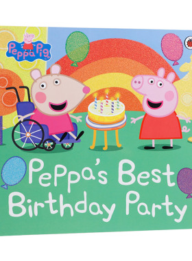 英文原版 Peppa Pig Peppa’s Best Birthday Party 小猪佩奇的生日派对 儿童英语启蒙认知绘本 英文版 进口英语原版书籍