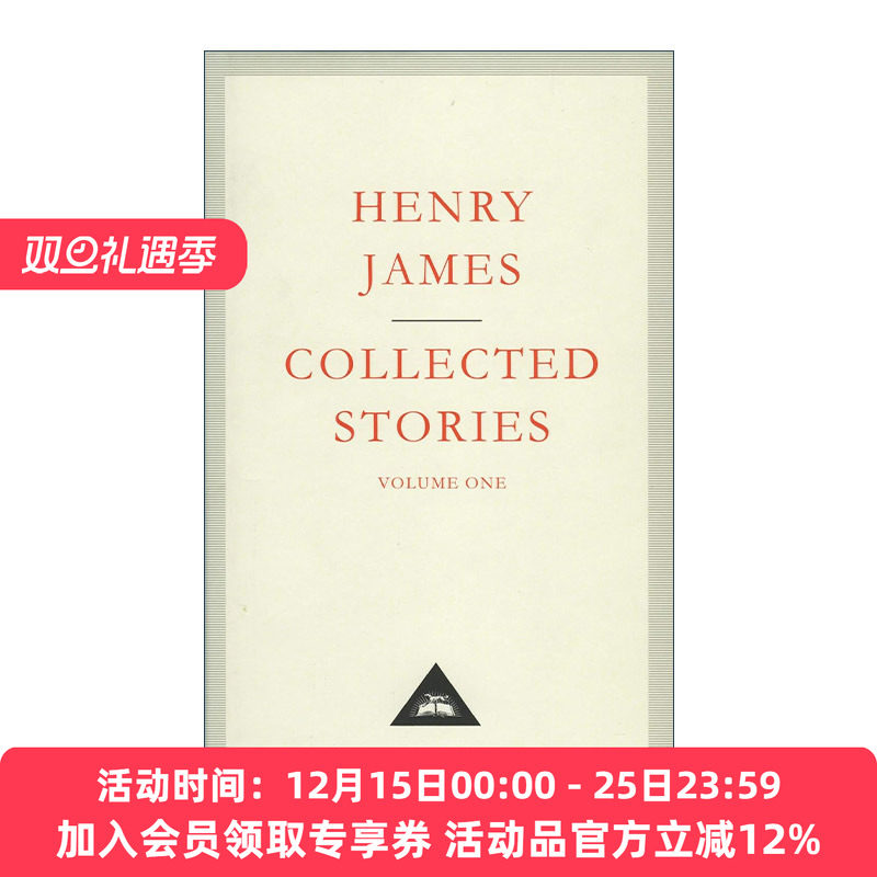 英文原版 Henry James Collected Stories Vol 1 亨利·詹姆斯短篇小说集 卷一 Everyman精装收藏版 英文版 进口英语原版书籍