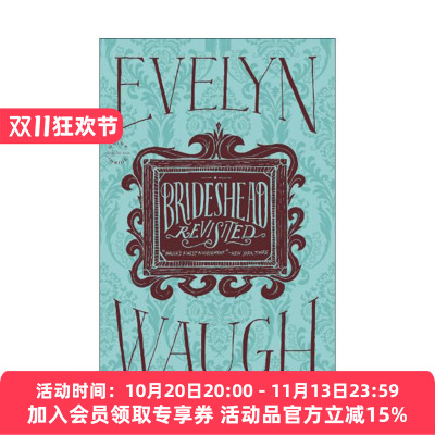 英文原版 Brideshead Revisited 旧地重游 故园风雨后 伊夫林·沃 英文版 进口英语原版书籍