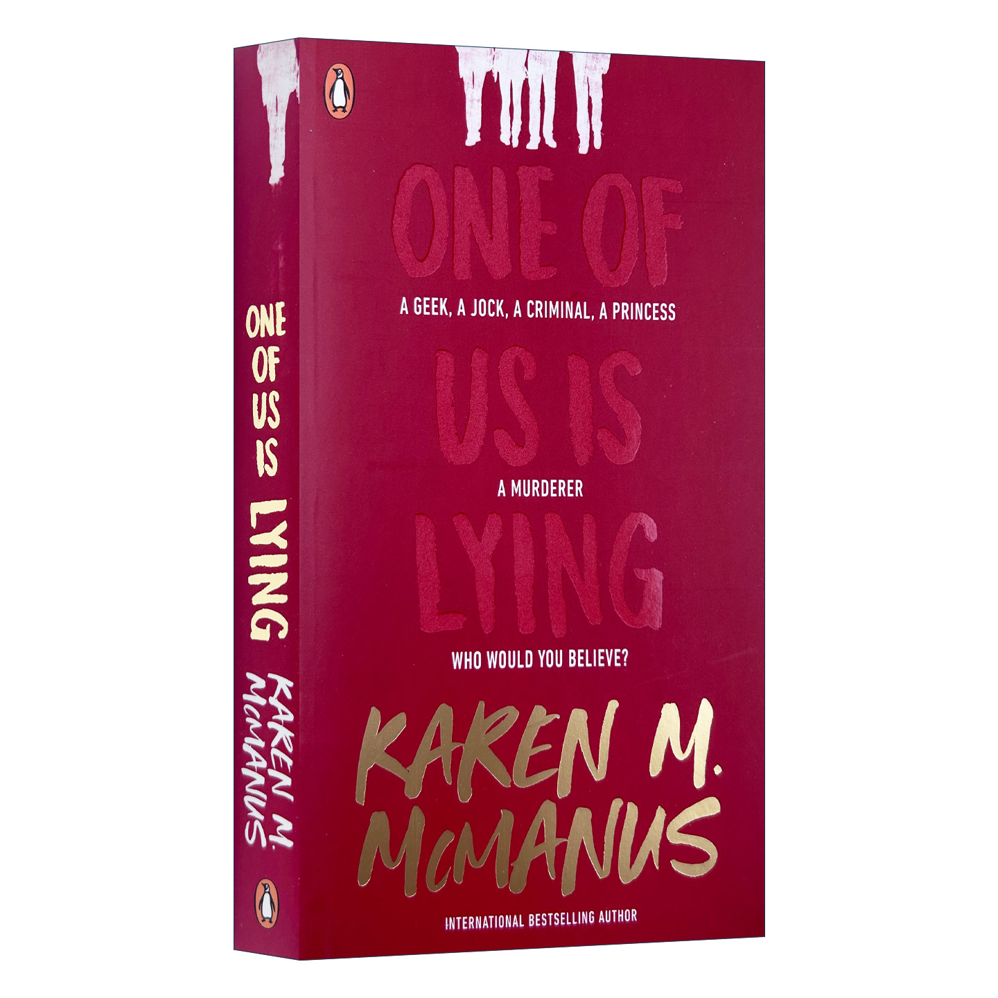 华研原版 我们中有一个在撒谎 英文版 One Of Us Is Lying 凯莉永远书籍 英文版 进口英语书籍