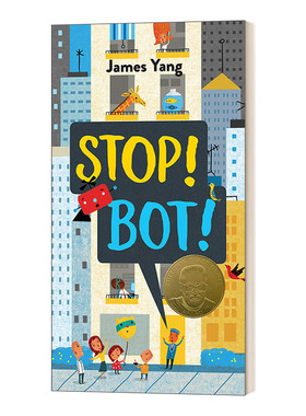 英文原版 Stop! Bot! 停!机器人! 儿童绘本 精装 英文版 进口英语原版书籍