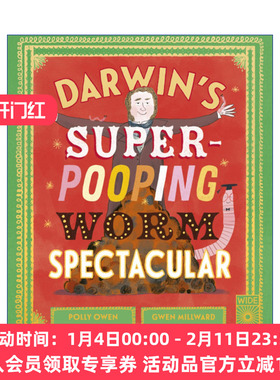 达尔文的超级蠕虫奇观  英文原版 Darwin's Super-Pooping Worm Spectacular 儿童科普百科精装 英文版 进口英语原版书籍
