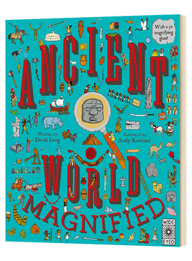 英文原版绘本 Ancient World Magnified 古代世界放大镜 英文版 进口英语原版书籍