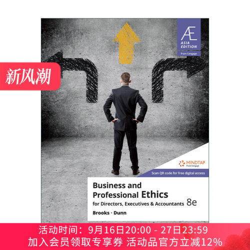 英文原版 Business and Professional Ethics 商业伦理与会计职业道德 第8版 英文版 进口英语原版书籍