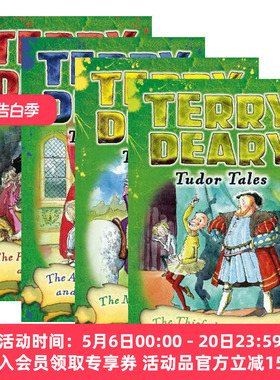 英文原版 Terry Deary's Historical Talesy Tudor Tales 都铎王朝的故事4册 儿童章节桥梁小说 英文版 进口英语原版书籍