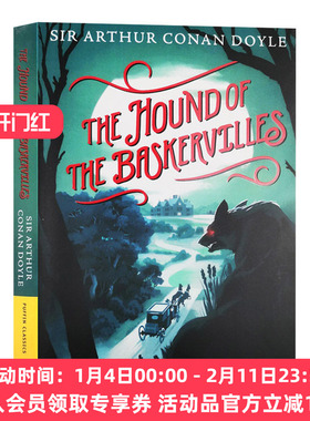 巴斯克维尔的猎犬 英文原版小说 The Hound of the Baskervilles 福尔摩斯 英国侦探小说之父 柯南道尔 Conan Doyle 英文版进口书