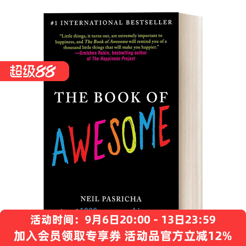 英文原版 The Book of Awesome 人生中最美妙的事都是免费的 自我提升 正能量 豆瓣推荐 Neil Pasricha 英文版 进口英语原版书籍