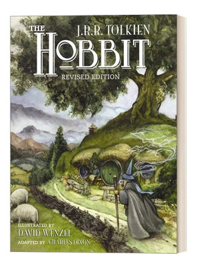 英文原版 The Hobbit 霍比特人漫画小说 托尔金 英文版 进口英语原版书籍