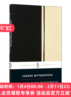 英文原版 Tractatus Logico-Philosophicus 逻辑哲学论 维特根斯坦 企鹅黑经典 英文版 进口英语原版书籍