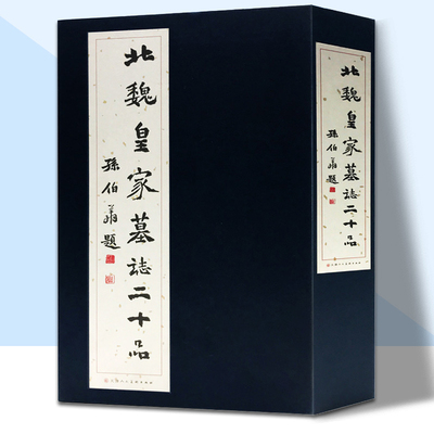 北魏皇家墓志二十品  中国碑帖北魏墓志名品原大拓本墓志铭选限 元荣宗元钦元道隆元延明元恭元贿文昭皇太后墓志 天津人美