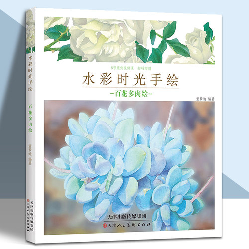 百花多肉绘水彩时光手绘