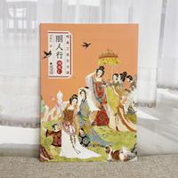 "Beautiful Ladies' Journey - A Collection of Xiang Weiren's Exquisite and Meticulous Lady Paintings. Xiang Weiren's Line Drawing of Lady Paintings, Freehand Figure Ink Wash Paintings, Classical Figure Ink Wash Paintings. thumbnail 3