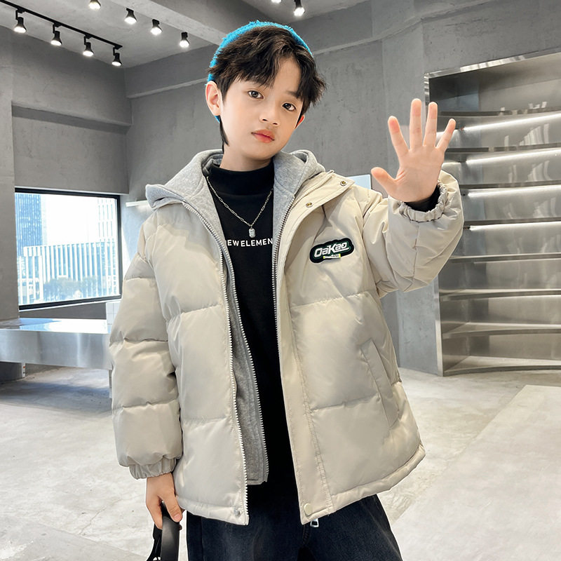 男童棉服冬装2025新款儿童秋冬中长款上衣男孩冬季加厚秋冬款外套