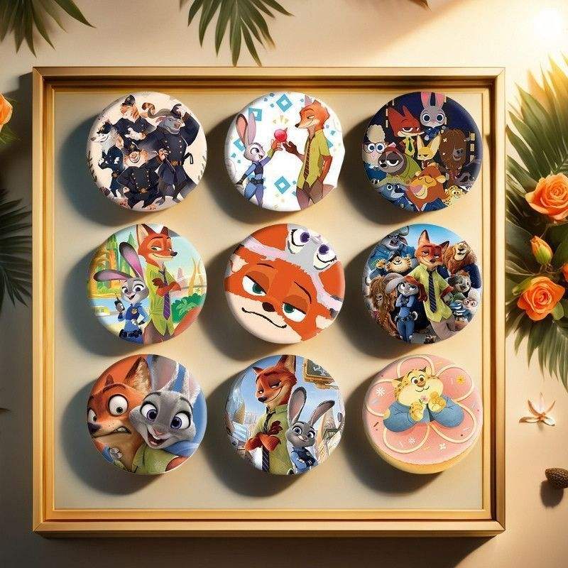 疯狂动物城周边吧唧可爱卡通朱迪