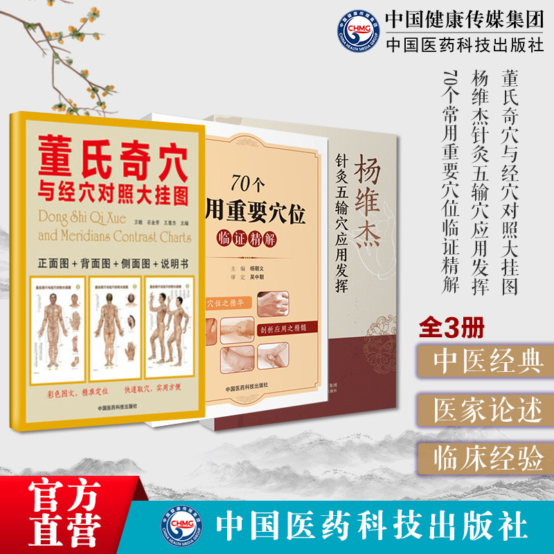 董氏奇穴与经穴对照大挂图杨维杰师董景昌奇穴人体经络正经新穴位速查杨维杰针灸五输穴应用发挥痛症疗法70个常用重要穴位临证精解