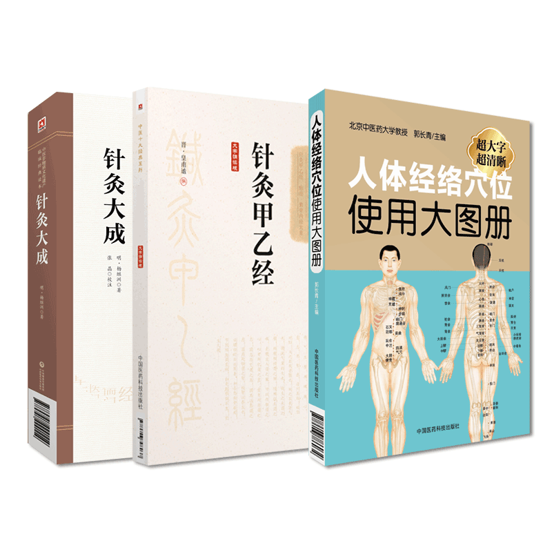 人体经络穴位使用大图册+针灸甲