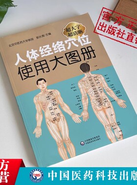 超清正版人体经络穴位使用大图册图解人体经络穴位标准大图人体穴位经络一找就准全身穴位中医按摩经络穴位按摩养生大全理疗按摩书