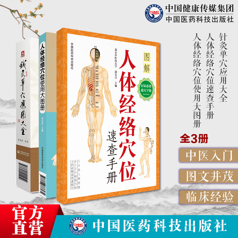 人体经络穴位使用大图册