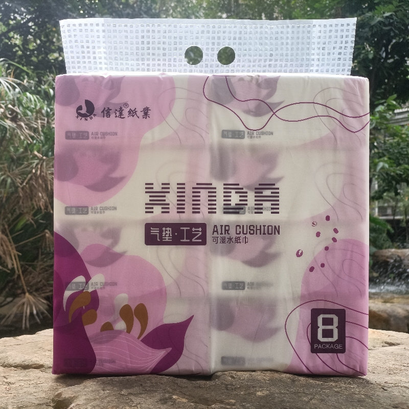 信达气垫工艺抽取式面巾纸