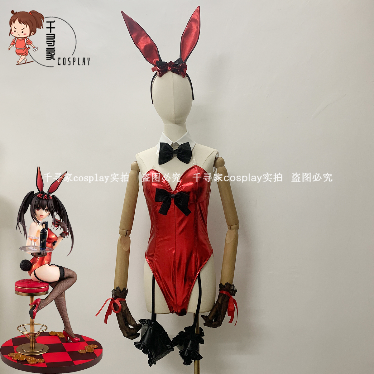 约会大作战 时崎狂三 兔女郎 cos服 cosplay服装 高端定制 bunny