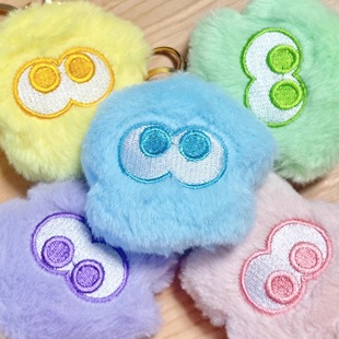 splatoon3毛绒挂件链喷射战士喷喷3斯普拉遁乌贼章鱼同人周边