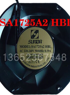 台湾SUNDA 轴流风机 SA1725A2HBL  220V 数控机床/CNC/火花机风扇