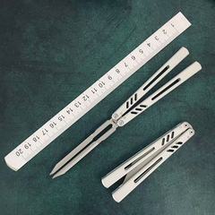 班输8801V3音叉折叠刀REP蝴蝶花式AB新手练习入门玩具刀未开刃